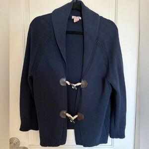 PINK Victoria's Secret Navy Cardigan with Toggle Closures